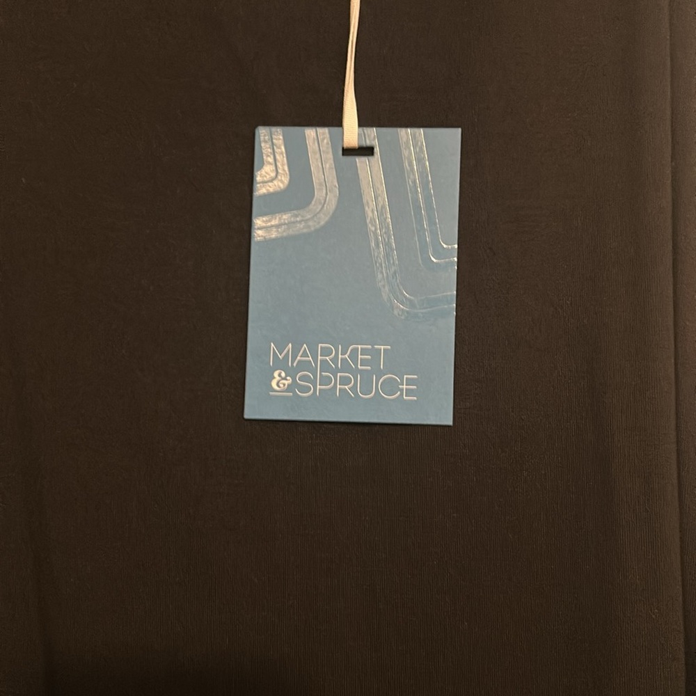 Market & Spruce Black Alora Twist Sleeveless Tank Top - Picture 2 of 4